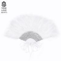 }{“+ Custom Hand Fans Wedding Lace Feather Fan For Wedding Home Decorative Handmade Fans Bride Decoration Abanicos Para Boda Favors