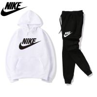 COD SDFERTGRTYTYUYU 2 Pcs/Set Fashion Suits Hooded Sweatshirt Long-sleeved Casual Wear Sports Long Pants Womens Set Wear