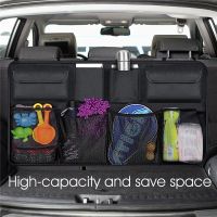 hotx 【cw】 Car Storage Adjustable Rear Net Capacity Purpose Oxford Back