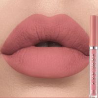 HANDAIYAN Nude Matte Lip GLoss Waterproof Liquid Lipstick Long Lasting Non-Stick Cup Pigment Velvet Lip Tint Makeup