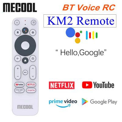 Mecool KM2 Voice Remote Control Replacement for KM2 Google Netflix Prime Video 4K Certified Voice Android TV Box