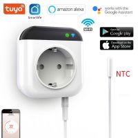 Tuya 10A Wifi Programmable Room Thermostat Countdown Plug Energy Saving Smart Socket Google Home Alexa Remote Control Electrical Circuitry  Parts