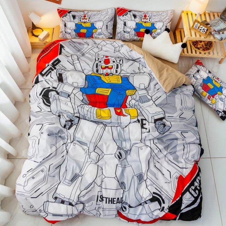 hot-sets-gundams-us-europe-uk-size-quilt-cartoon-piece-bed-cover-duvet-2-3-pieces