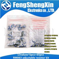 13values*5pcs=65pcs RM063 vertical Potentiometer adjustable resistor kit 100 ohm -1M ohm 100R 200R 1K 2K 5K 10K 20K 50K 100K 1M WATTY Electronics