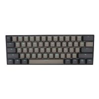 【⊕Good quality⊕】 sijieyis8 Keypro ปุ่มกด PBT  พิมพ์ลายคู่สีเทาฟ้า61/68/84/87/104/122คีย์สำหรับเชอร์รี่ปุ่มคีย์บอร์ด Mx