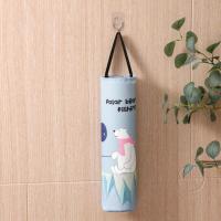 Garbage Bag Organizer Useful Canvas Solid Construction Kitchen Accessories Garbage Bag Container Plastic Bag Holder