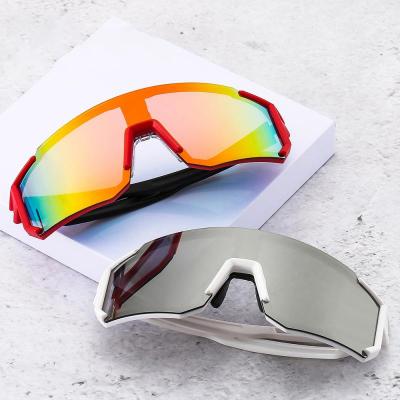 2022ใหม่แว่นตาจักรยานกีฬากลางแจ้งสีสันสดใสสำหรับผู้ชาย UV400 PC Windproof จักรยานแว่นตาสำหรับขี่จักรยานแว่นกันแดด
