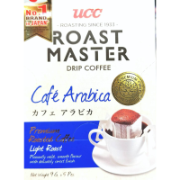 UCC Roast Master Café Arabica Drip Coffee ยูซีซี โรสต์ มาสเตอร์ กาแฟดริป คาเฟ่ อาราบิก้า 45 กรัม (9 กรัมx 2 ซอง)