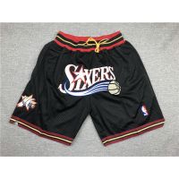 เสื้อกีฬาบาสเก็ตบอล 91 NBA S-XXL 76 SEXERS SOLO DON SHORTS