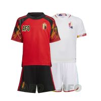 High quality 2022 Belgium World Cup Kids Jersey Home Away Jersey Soccer Football Jersey ChildrenT-shirt Fan Version Top Quality