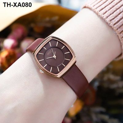 Ms song di new fashion square han edition contracted leisure belt watch students waterproof quartz