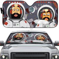 Chee And Cho In Space Custom Car Auto Car sunshade Auto Sun Shade for Car Truck Decor Windshield SunshadeBlocks UV Rays Sun