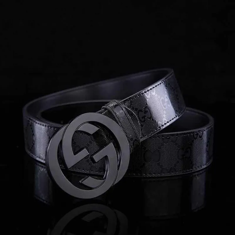 Original  Gucci Belt High-end Luxury Brand Belt Fashion All-match Men's  and Women's Belt High-quality Leather Belt 