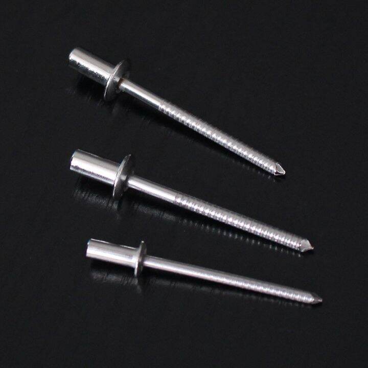 100PCS 304 Stainless Steel Hollow Rivet Rivets M3.2x8mm Close End
