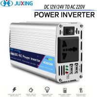 JUXING 4000W รถยนต์ไฟฟ้าอินเวอร์เตอร์ DC 12V เพื่อ AC 110V / 220V แปลงกับ 2 พอร์ต USB แก้ไขไซน์เวฟสำหรับรถยนต์, บ้าน, กลางแจ้ง