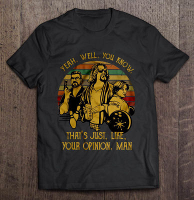 Mens Funny T-shirt Mens Fashion T-shirt Yes Well You Know That Its Like Your Opinin Vintage T-shirt The 100% Cotton