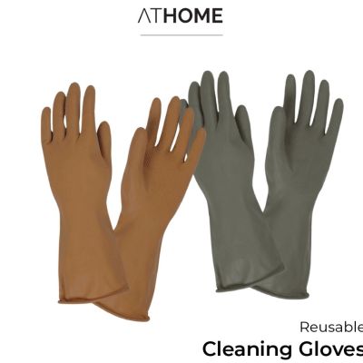 Rpo ATHOME ถุงมือทําความสะอาด ใช้ซ้ําได้ / ถุงมือซักผ้าเพื่อความสวยงาม  สินค้าขายดี