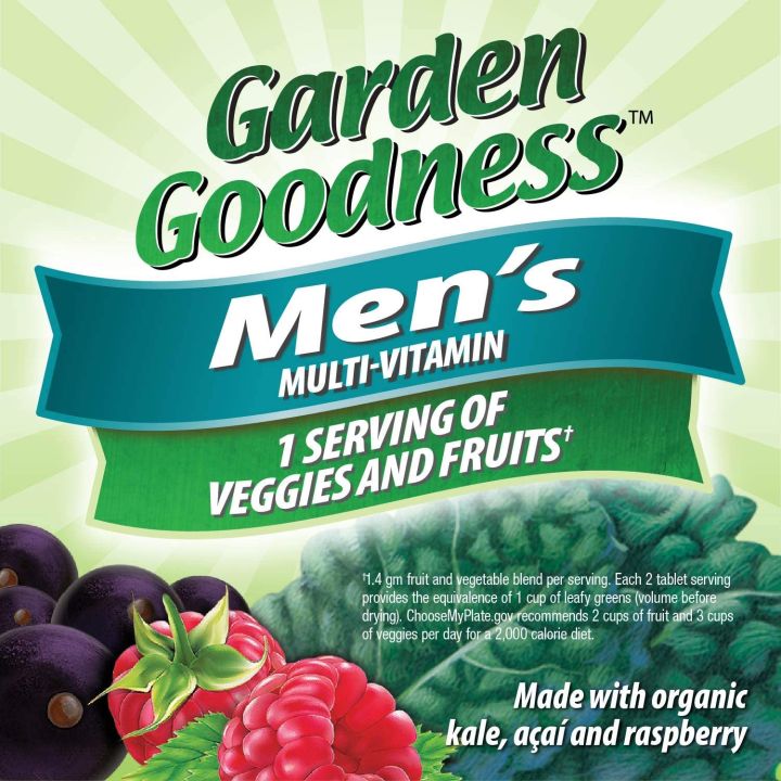 วิตามินรวมสำหรับผู้ชาย-alive-garden-goodness-mens-multivitamin-60-tablets-natures-way-วิตามินและแร่ธาตุรวม-19-ชนิด