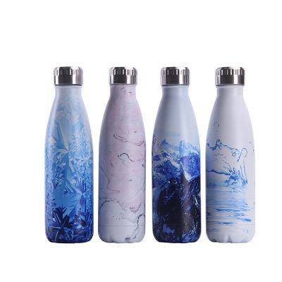 072-075 LOGO Custom Stainless Steel Bottle For Water Thermos Vacuum Insulated Cup Double-Wall Travel Drinkware Sports Flask