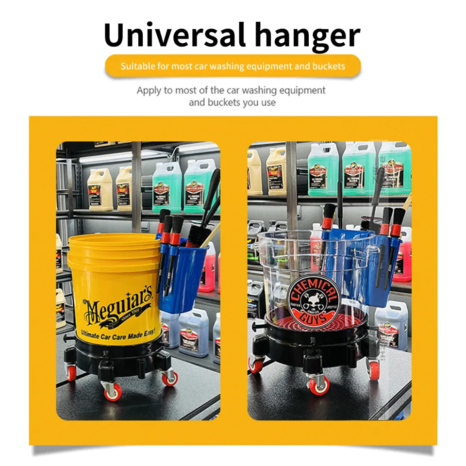Universal Bucket Organizer Car Detailing Tools Towels Brushes Mitt Fast  Easy Storage Kits External Hanging Barrel Wash Bucket - AliExpress