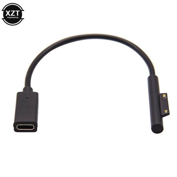 Usb Type C Pd Charging Cable For Microsoft Surface Pro 4 5 6 Go Dc Plug