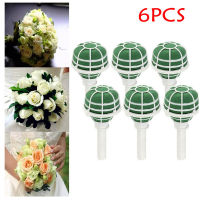 6pcs Wedding Bouquet Bridal Posy Oasis Wet Foam Flowers Floral Holder Decoration