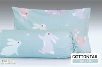 FAIRmaid  ปลอกหมอนข้าง (14"x 44") / ปลอกหมอนหนุน (19"x 29") ลาย Cottontail green