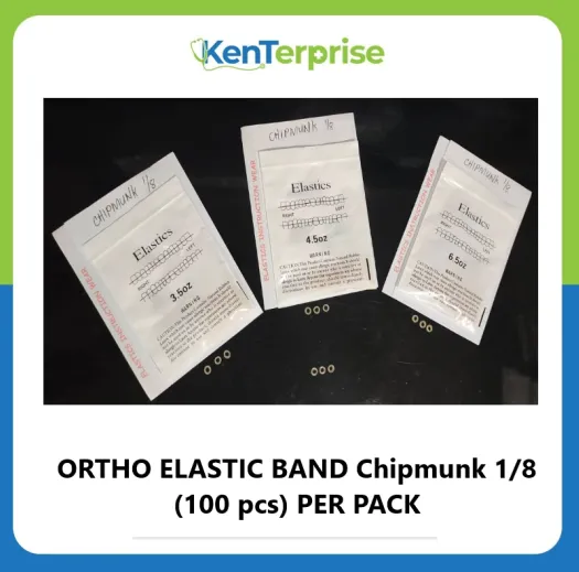 ORTHO ELASTIC BAND Chipmunk 1/8 (100 pcs) PER PACK Lazada PH
