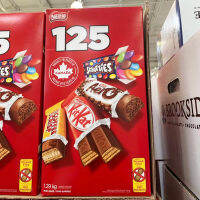 สปอตแคนาดา Nestle เนสท์เล่ช็อกโกแลตแท่งเวเฟอร์บิสกิตเยลลี่ถั่วสายรุ้ง1.29Kg125