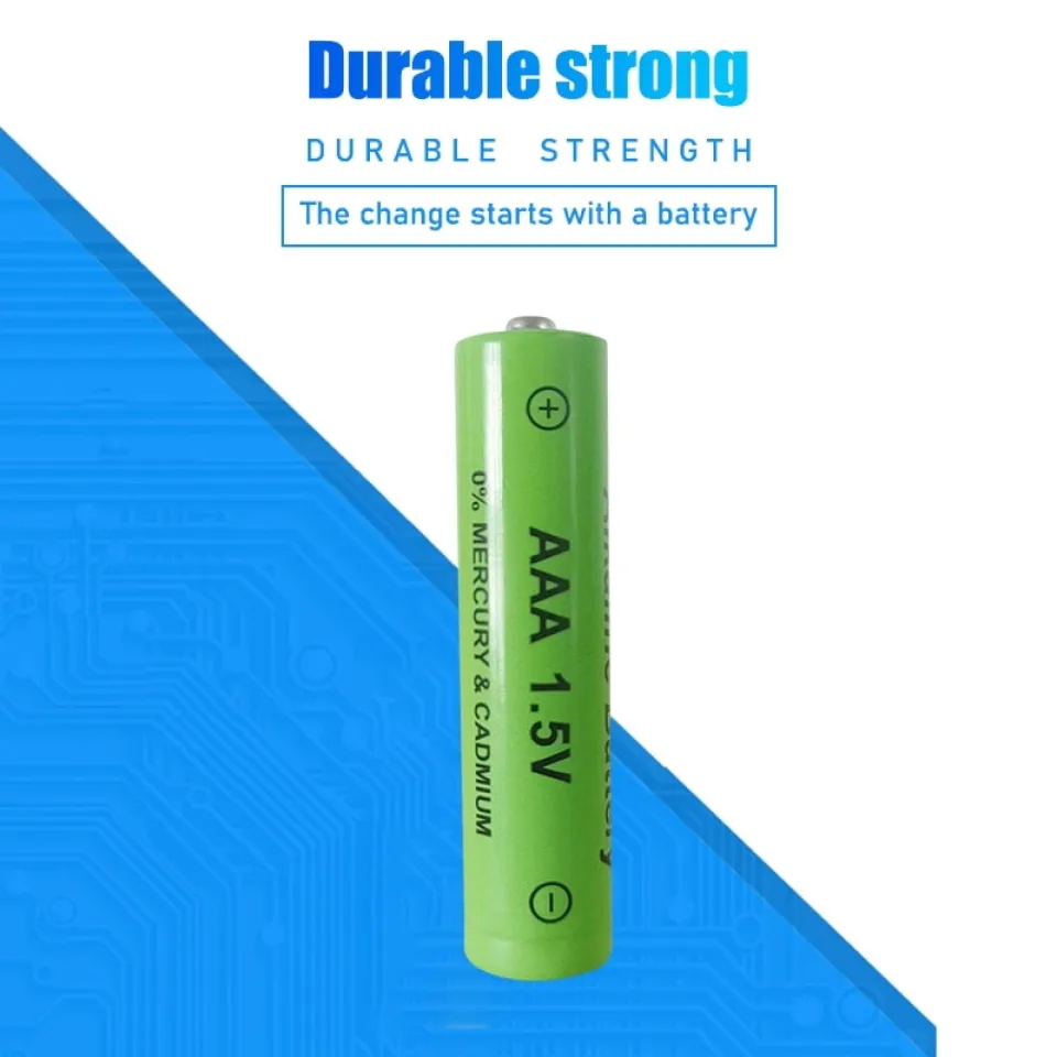 16Pcs AAA Rechargeable Alkaline Batteries 3000mah 1.5V Universal Battery  Reuse