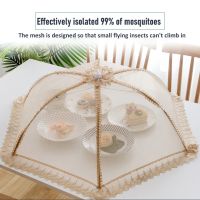 Special Offers Portable Umbrella Style Food Covers Anti Fly Mosquito Meal Cover Lace Table Large Table Cover Home Gadgets Accessories