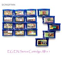 ▦☫ 12 14 21 22 23 24 27 28 30 47 in 1 EG EN Series Cartridge Card Collection English Language for 32 Bit Video Game Console