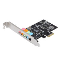 ใหม่ PCI Express x1 PCI-E 5.1CH CMI8738ชิปเซ็ตเสียงการ์ดเสียงดิจิตอลใหม่ขายส่งตัวเก็บประจุแบบแข็ง PCIe soundd การ์ด5.1