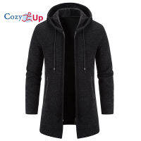 เสื้อสเวตเตอร์ถักผู้ชาย Cozy Up ใหม่ขนแกะหนาถักสลิมฟิตอบอุ่น