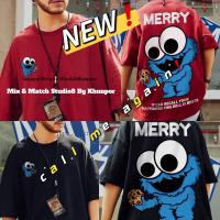 เสื้อยืดโอเวอร์ไซส์ Call Me Again ลายMerry ผ้าคอตตอนเกาหลี เกรดพรีเมียม ใส่สบายๆ ทรงสวยๆ สกรีนแน่นๆ ใส่ได้ทั้งผู้ชายและผู้หญิง พร้อมส่ง