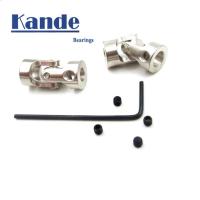 Kande Universal Joints For Ship Model Shaft Mini Joint Bearing D8L18 D9L23 D11L23 D14L35 D16L35 5X5 8X8 5X8 motor shaft 5mm