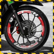 Tem Dán Vành Bản To Full 2 Bánh 16 Miếng Brembo 02 FullV12 Decal Mâm Xe