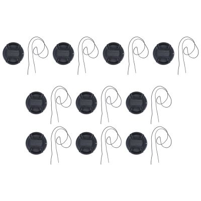 10pcs 52mm Universal Snap-on Lens Cap - for Nikon Canon Olympus &amp; Others