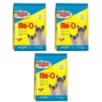 Me-o (Meo) Cat Food Tuna 1.2 Kg (3 Packs) อาหารแมว มีโอ แบบเม็ด สูตรปลาทูน่า ขนาด 1.2 กิโลกรัม (3ถุง)