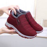 New fashion cotton shoes and velvet thick sole warm snow boots casual men and women with the same cotton shoes sneakers