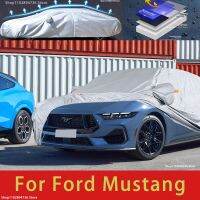 อุปกรณ์ตกแต่งภายนอกรถกันฝุ่น,สำหรับ Ford Mustang ผ้าคลุมกันหิมะผ้าคลุมรถเต็มรูปแบบกันน้ำกันฝุ่น