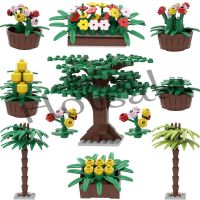 【hot sale】 ▤ B32 Plant Pot DIY Parts of Small Particle Compatible Lego Building Blocks Flowers Plant Big Branches Scene MOC