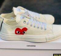 ?รองเท้าCONVERSE x COMME des GARÇONS PLAY Low✅งานแท้100% ครบกล่อง รับประกัน99ปี รองเท้าวิ่ง รองเท้าทำงาน รองเท้าลำลอง