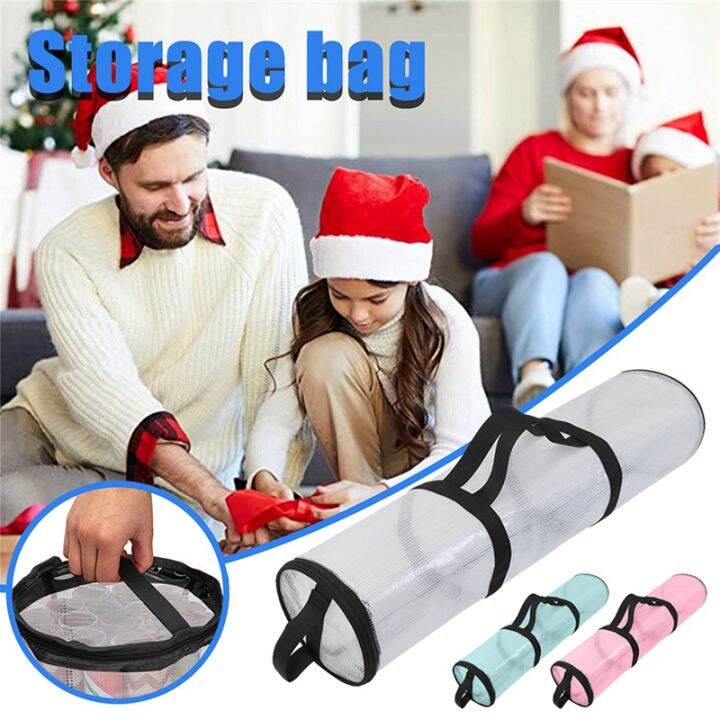 christmas-wrapping-paper-storage-bag-durable-underbed-xmas-gift-wrap-organiser-easy-carry-handles-clear-pvc-bag