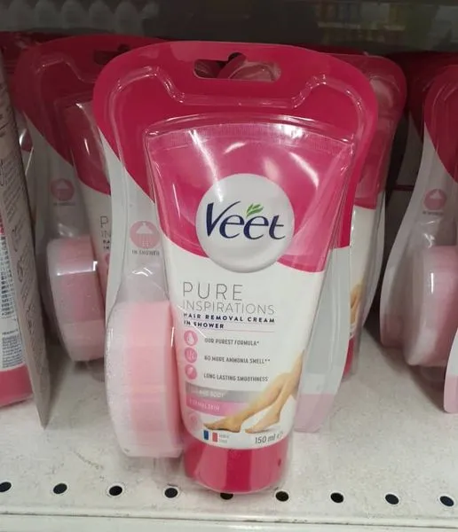 VEET PURE INSPIRATION HAIR REMOVAL CREAM IN SHOWER 150 ML + FREE GIFT