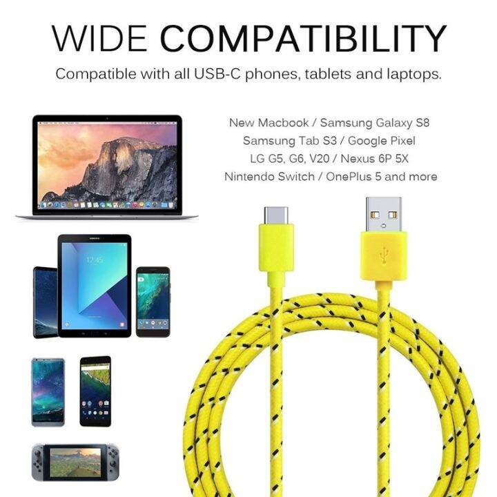 a-lovable-usbfors10-type-c-บวก9ข้อมูลการชาร์จสำหรับ-xiaomiphone-เครื่องชาร์จ-cordbraided-cable