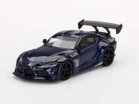 HKS Toyota GR Supra (A90) Downshift Blue RHD 1:64 (MINI GT)