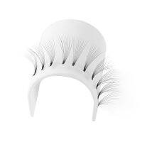 SKONHED 12 Lines 3D~9D 0.07 Thickness D Curl Russian Premade Volume Fans Eyelashes Extension Semi Permanent Long False Eyelashes