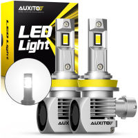 AUXITO 2ชิ้น Q16 H11รถไฟฟน้า LED สำหรับ100W 20000LM H8 H9 Led ไฟหน้ารถไฟหน้ารถ6000K สีขาว