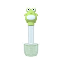 Baby Medicine Feeder Dispenser Pacifier with Measuring Cup Cute Frog Infant Water Juice Feeder Baby Dropper Feeding Baby Spoon Bowl Fork Spoon Sets